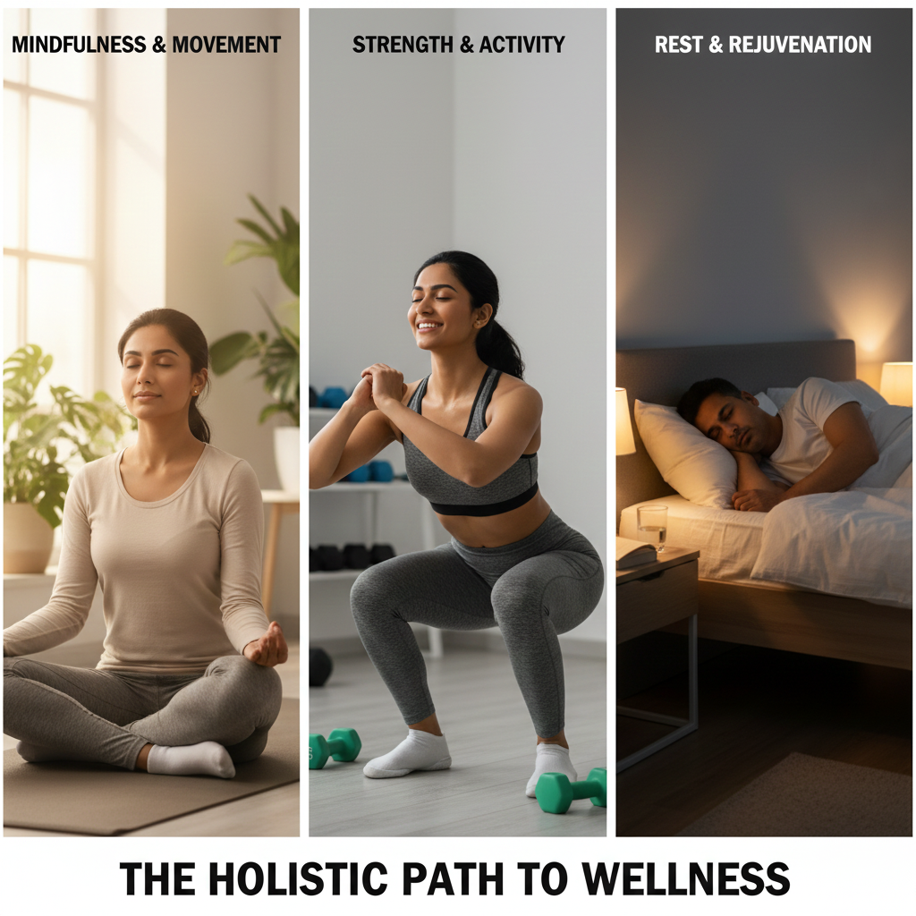 PCOS lifestyle hacks: meditation, strength training, and good sleep for hormonal balance